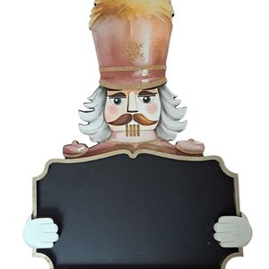 Ashland Nutcracker Chalkboard Decor - Pink and Gold